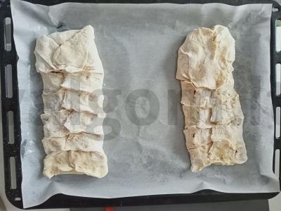 Sluoksniuotos tešlos maltinių pyragas Žingsnis 4
