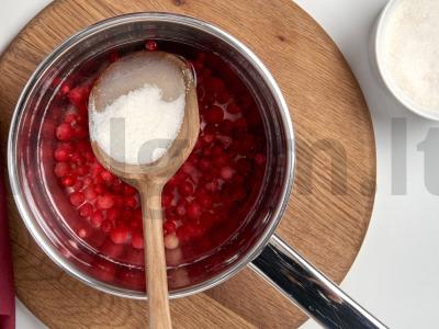 Bruknių kisielius Žingsnis 1