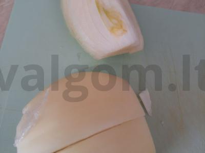 Kepenų paplotėliai su grietinės padažu Žingsnis 1