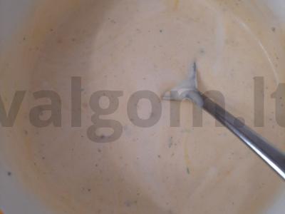 Kepenų paplotėliai su grietinės padažu Žingsnis 11