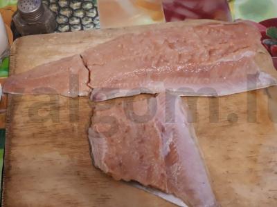 Švelni menkė grietinėlės padaže Žingsnis 1