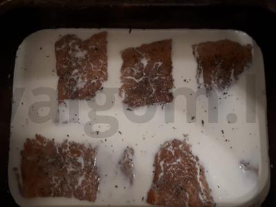 Švelni menkė grietinėlės padaže Žingsnis 4