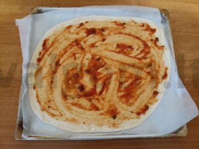 Naminė pepperoni pica Žingsnis 5