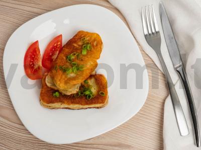Karšti duonos sumuštiniai su karbonadu Žingsnis 7