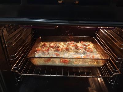 Lengvas troškinys su makaronais ir vištiena Žingsnis 8