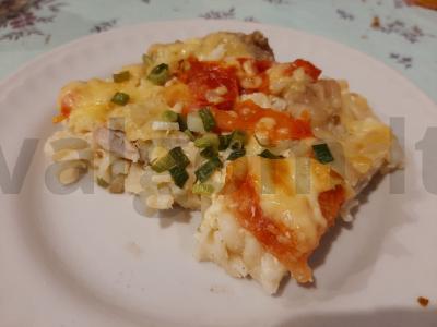 Lengvas troškinys su makaronais ir vištiena pagrindine nuotrauka