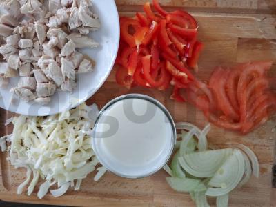 Pita su vištiena ir daržovėmis Žingsnis 6
