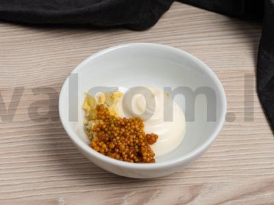 Ruginės duonos sumuštinis su karbonadu Žingsnis 2