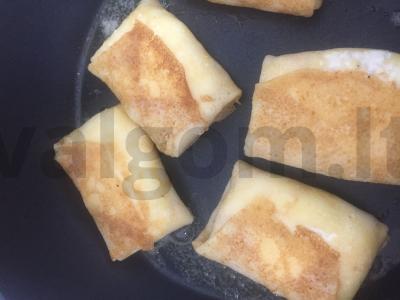 Blyneliai su varškės įdaru Žingsnis 6