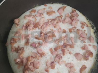 Oro omletas su rūkyta vištiena Žingsnis 6