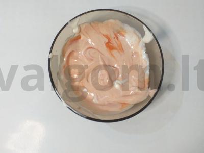 Sultinga šaverma su vištiena ir daržovėmis Žingsnis 5