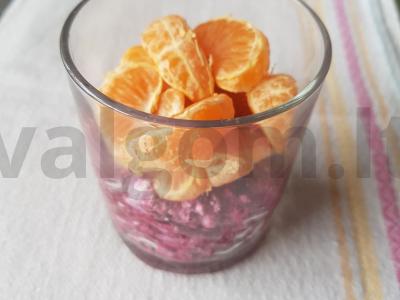 Varškės desertas su riešutais Žingsnis 4