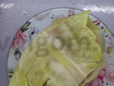 Kopūstų cheburek be tešlos Žingsnis 4
