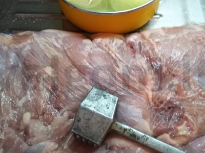 Vištienos filė tropiniu stiliumi: su mango ir imbieru orkaitėje Žingsnis 2