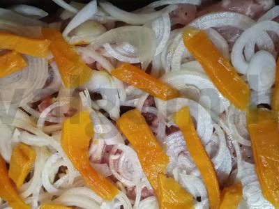 Vištienos filė tropiniu stiliumi: su mango ir imbieru orkaitėje Žingsnis 4