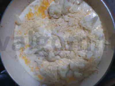 Žiedinių kopūstų omletas su sūriu Žingsnis 3