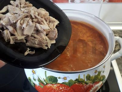 Harcho sriuba su vištiena Žingsnis 5