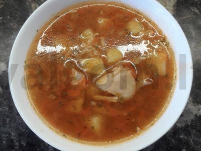 Harcho sriuba su vištiena pagrindine nuotrauka