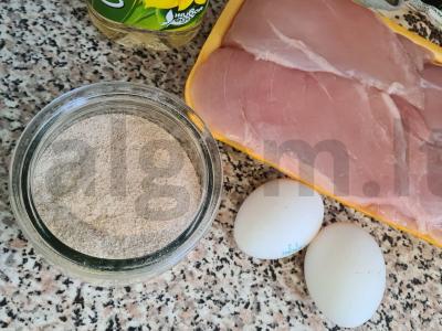 Vištienos filė tešloje Žingsnis 1