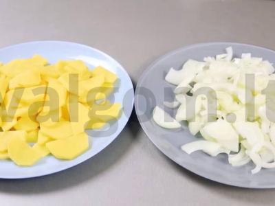 Kepta pangasija su bulvėmis Žingsnis 2