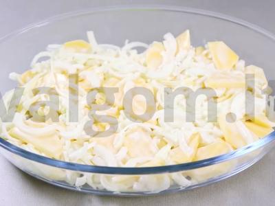 Kepta pangasija su bulvėmis Žingsnis 5