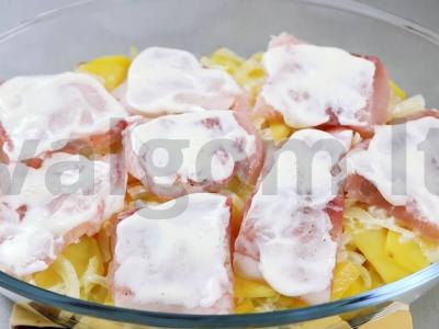 Kepta pangasija su bulvėmis Žingsnis 6