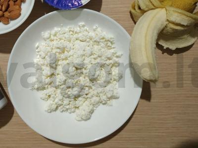 Varškės desertas Žingsnis 1