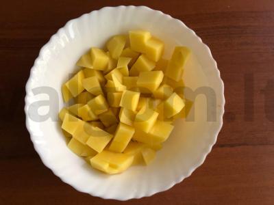 Naminė sūrio sriuba Žingsnis 4