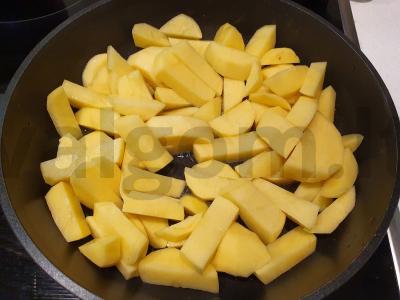 Troškintos daržovės garnyrui Žingsnis 1