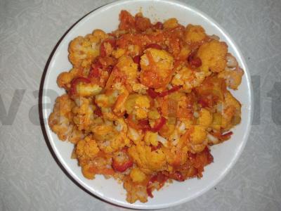 Žiediniai kopūstai, troškinti su daržovėmis pagrindine nuotrauka