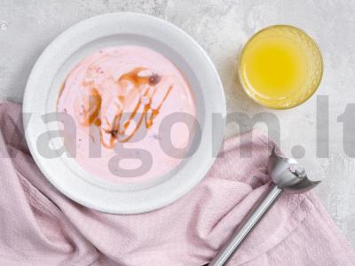 Braškių ledai Žingsnis 1