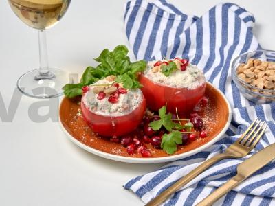 Kalmarais įdaryti pomidorai pagrindine nuotrauka