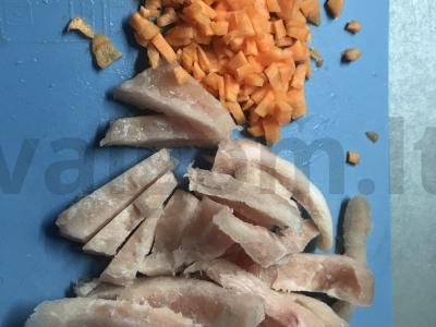 Grikiai su vištiena PP svorio metimui Žingsnis 2