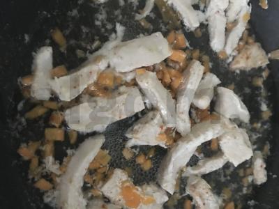 Grikiai su vištiena PP svorio metimui Žingsnis 3