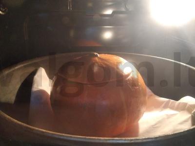 Moliūgas, keptas su obuoliais ir varške Žingsnis 4