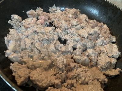 Mėsos pyragas su fillo tešla Žingsnis 3