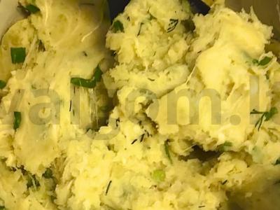 Bulvių zrazy su sūriu ir svogūnais Žingsnis 3