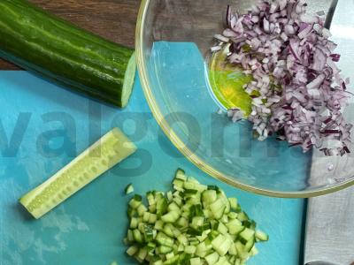 Lašišos tartaras "Mėgstamiausias" Žingsnis 2