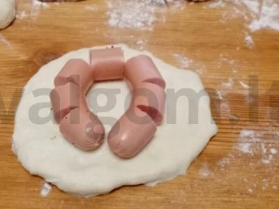 Dešra tešloje "Gėlė" Žingsnis 6