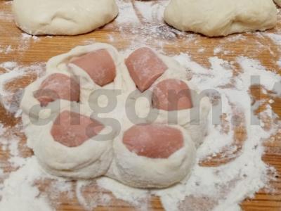 Dešra tešloje "Gėlė" Žingsnis 7