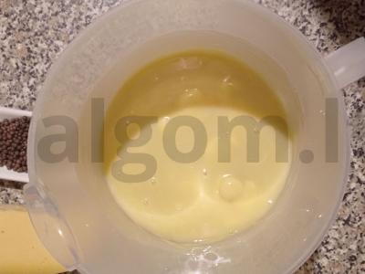 Sūrio triufelis ant baltojo šokolado Žingsnis 2