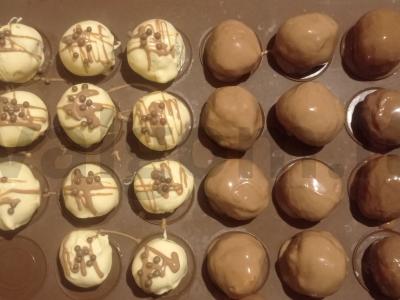 Sūrio triufelis ant baltojo šokolado Žingsnis 10