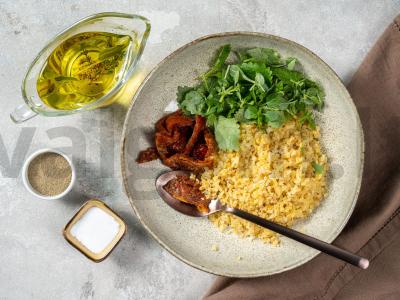 PP česnakų salotos Žingsnis 2