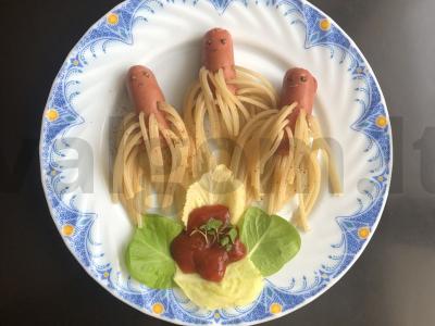 Linksmieji aštuonkojai pagrindine nuotrauka