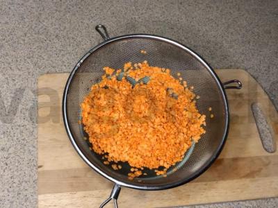 Lęšių kreminė sriuba su pomidorų pasta Žingsnis 1