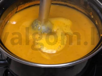 Lęšių kreminė sriuba su pomidorų pasta Žingsnis 7