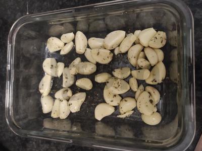 Skrudinti česnakai sumuštiniams Žingsnis 3