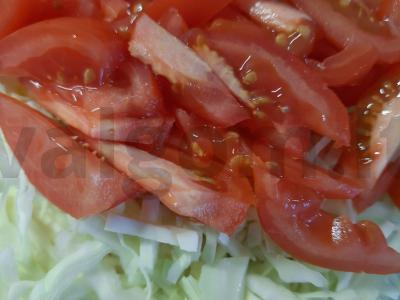 Cezario salotos su vištienos filė ir kopūstais Žingsnis 5