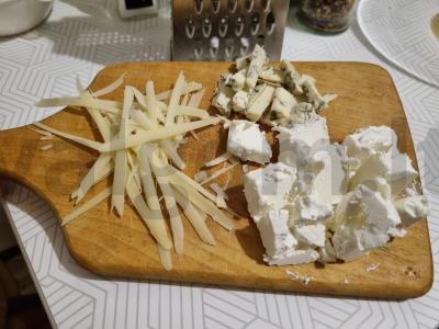 Sūrio frittata su špinatais Žingsnis 1