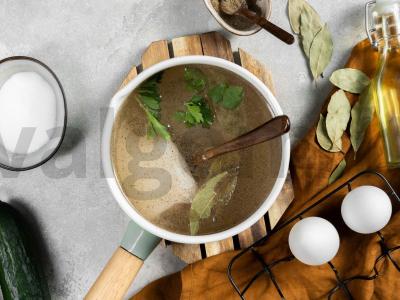 PP kalmarų salotos Žingsnis 1